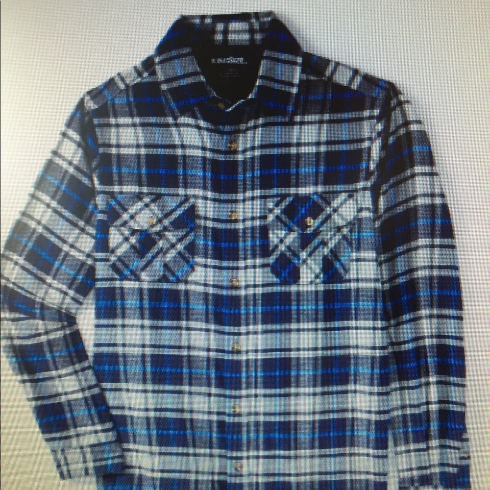 Men’s 6XL plaid flannel shirt
